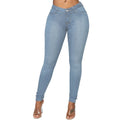 Stretch-Skinny-Jeans Damen Plus Size & High Waist – SlimFlex