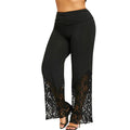 Spitzenhose High Waist Weites Bein Plus Size – Sophie