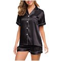 Satin-Pyjama Damen Luxuriös und Bequem – Valentina
