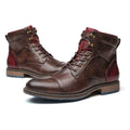 Herren Oxford Stiefel Leder Rutschfest Komfortabel – Oskar