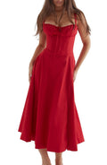 Sommerkleid Luftig Elegant Lässig Verspielt Damen – Larina
