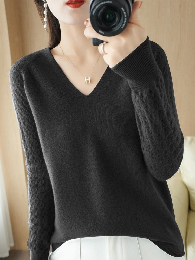 Moderner Damenpullover mit bequemer Passform – Emilia