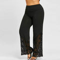 Spitzenhose High Waist Weites Bein Plus Size – Sophie