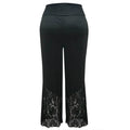 Spitzenhose High Waist Weites Bein Plus Size – Sophie