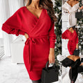 Elegantes und gemütliches Strickkleid für Damen – Helena