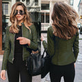 Modische Wildlederjacke für Damen – Emilia