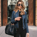 Modische Wildlederjacke für Damen – Emilia
