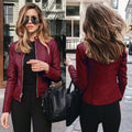 Modische Wildlederjacke für Damen – Emilia