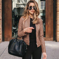 Modische Wildlederjacke für Damen – Emilia