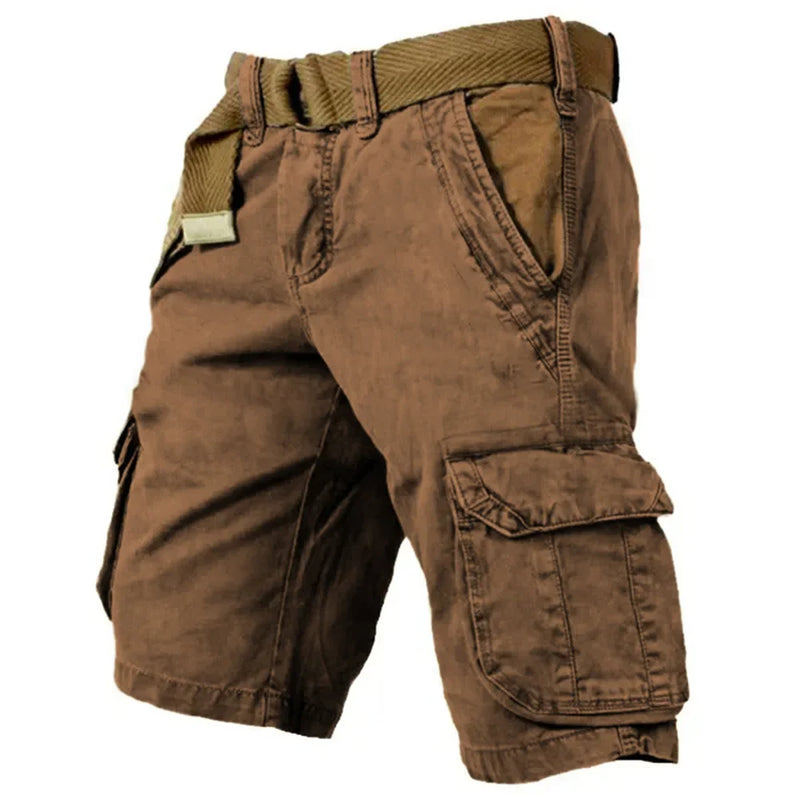 Cargo Shorts Herren Baumwolle Vintage Sommerstil – Eeron