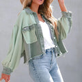 Trendige Damenjacke mit Puffärmeln – Livia