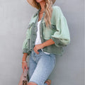 Trendige Damenjacke mit Puffärmeln – Livia