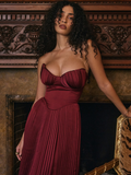 Fließendes Maxikleid Elegant Sommer Hochzeit – Amélie