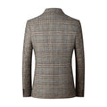 Figurbetonter Herrenblazer mit Stickmuster für elegante Anlässe – Matteo
