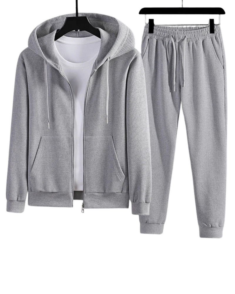 Bequeme Waffel-Strick-Loungewear für Männer – Reinhard