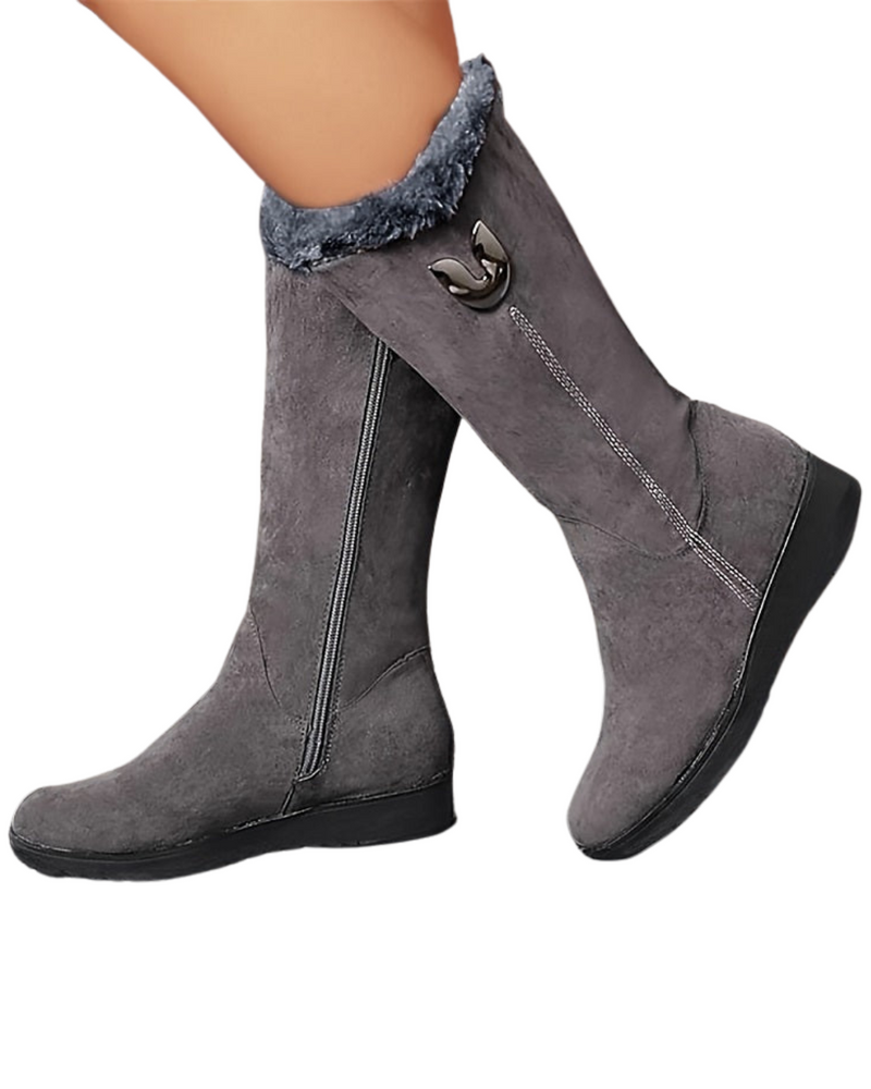 Bequeme Winterstiefel mit Stil und rutschfester Sohle – Lisbeth