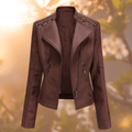 Stylische Lederjacke für Damen – Alana