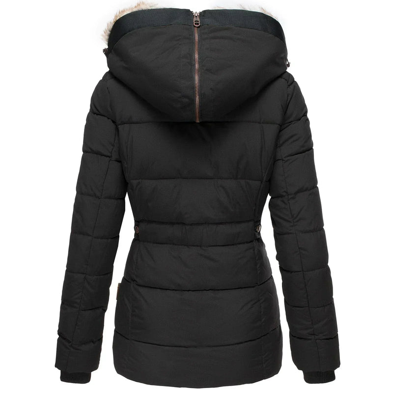 Warmer Wintermantel für Damen mit Stil und Komfort – Alessia