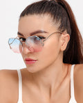 Sonnenbrille ohne Rand mit Farbverlauf & UV-Schutz – Lena