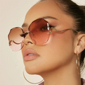 Sonnenbrille ohne Rand mit Farbverlauf & UV-Schutz – Lena