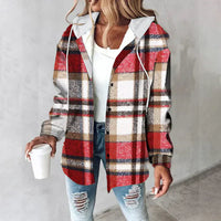 Warme Herbstjacke mit Kapuze für Damen – Liesel