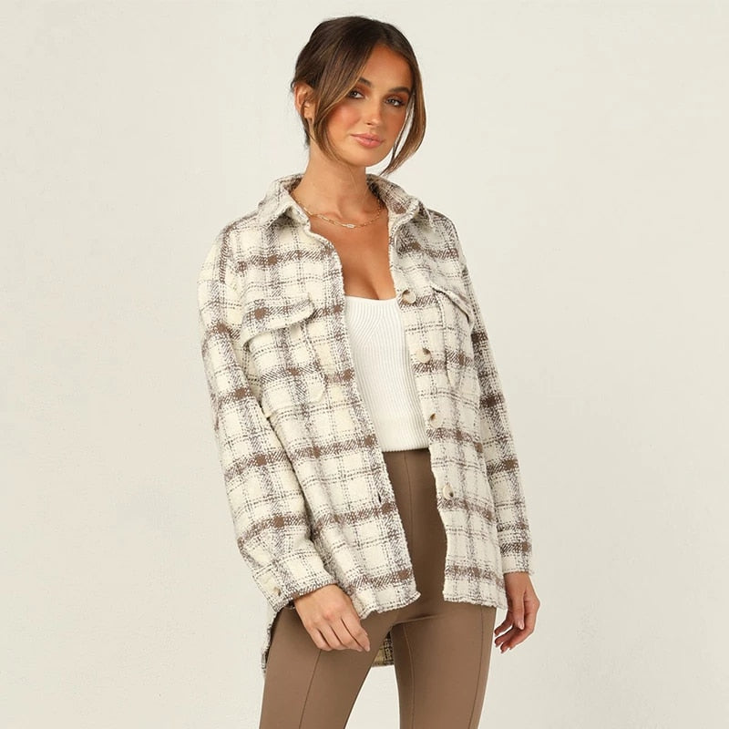 Oversize-Damenjacke für einen lässigen Look – Marla