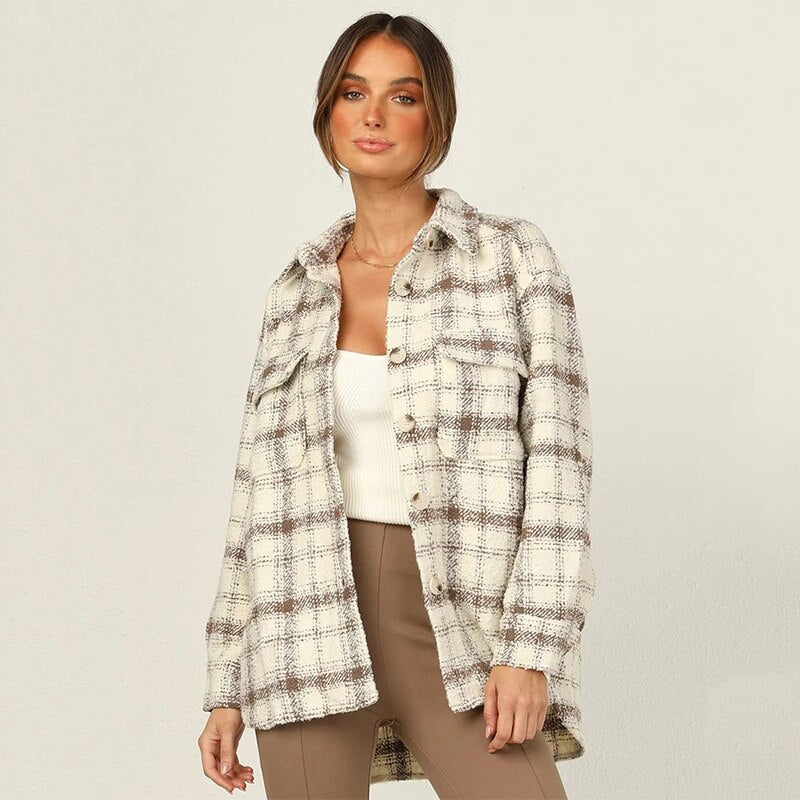 Oversize-Damenjacke für einen lässigen Look – Marla