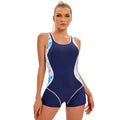 Sportlicher Badeanzug mit Patchwork-Design für Damen – Bettina