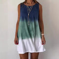 Gradient Sommerkleid Damen luftig ärmellos – Liana