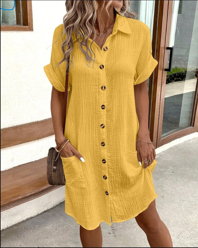 Luftiges Sommerkleid für Damen mit lockerer Passform – Alissa