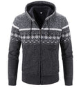 Stylischer Kapuzenpullover mit Karomuster für Herren – Joachim
