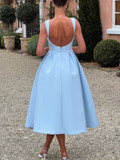 Elegantes Midikleid mit A-Linie und Taille – Clara