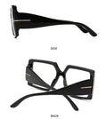 Übergroße quadratische Sonnenbrille mit Farbverlauf & UV-Schutz – Lara