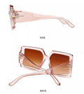 Übergroße quadratische Sonnenbrille mit Farbverlauf & UV-Schutz – Lara