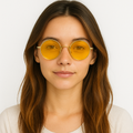 Retro Runde Sonnenbrille mit polarisierten Gläsern – NovaShade