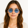 Retro Runde Sonnenbrille mit polarisierten Gläsern – NovaShade