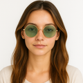 Retro Runde Sonnenbrille mit polarisierten Gläsern – NovaShade