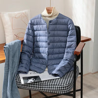 Damen Daunenjacke Frühling Leicht Elegant – Alinea