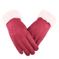 Winterhandschuhe Touchscreen Leder Warm Winddicht – Emilia