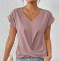 Damen V-Ausschnitt Shirt für Alltag und Eleganz – Agatha