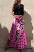 Eleganter langer Damenrock mit hohem Bund – Leonore