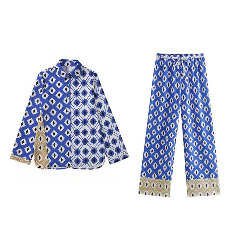 Boho-Chic Zweiteiler-Set mit Hose für Damen – Selina