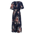 Luftiges Boho Chiffon-Kleid in Übergröße – Leonie