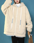 Flauschige Winterjacke mit Fleece – Noa