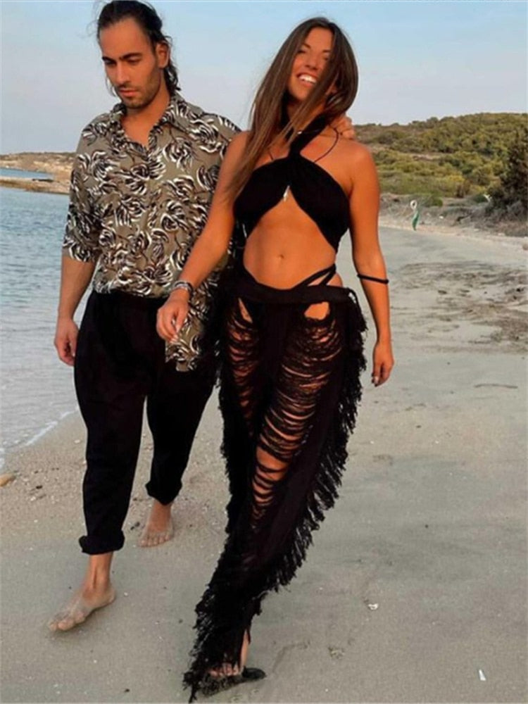 Trendige Ripped Skinny Jeans für Damen – Vanessa