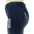 Stretch-Schlagjeans High Waist Plus Size – Mia