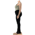 Plus-Size Stretch-Schlagjeans mit hoher Taille & Rissen – Sophia