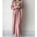 Herbstliches Strickkleid mit Cardigan Set – Sophie