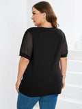 Top Damen Elegant Puffärmel Sommer Look – Anna