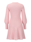 Modernes Damenkleid mit Ballonärmeln – Amalia
